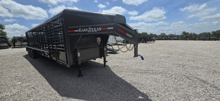 New 2025 East Texas - 80  x 32' - Gooseneck - 21K GVWR - Stock Trailer