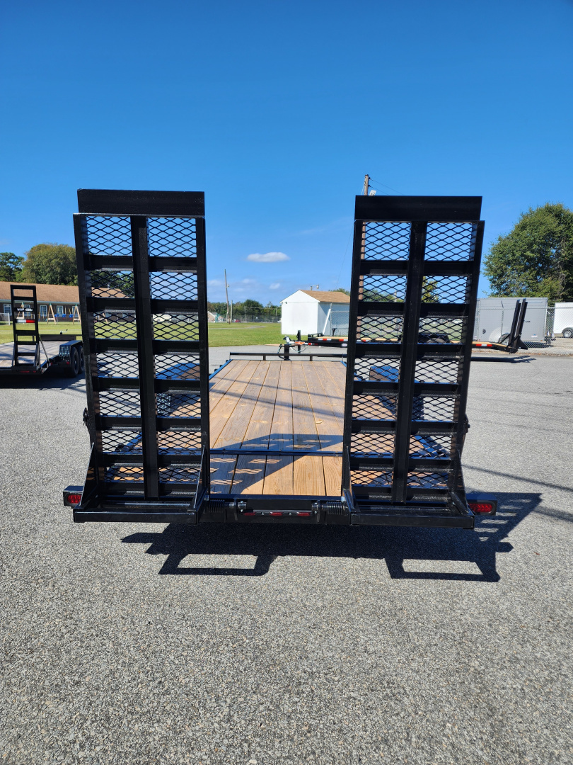 New 2026 Down 2 Earth Trailers 22ft 14K w/ Fold Up Ramps Equipment Trailer