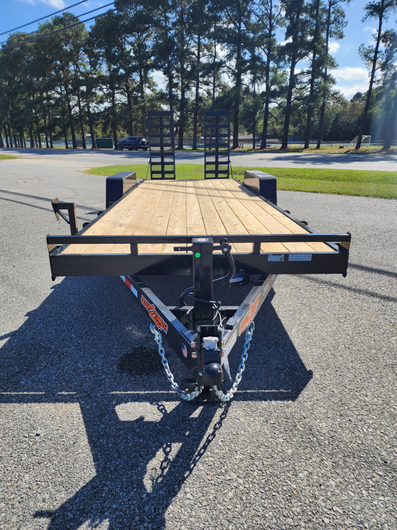 New 2026 Down 2 Earth Trailers 22ft 14K w/ Fold Up Ramps Equipment Trailer