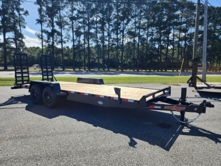 New 2026 Down 2 Earth Trailers 22ft 14K w/ Fold Up Ramps Equipment Trailer