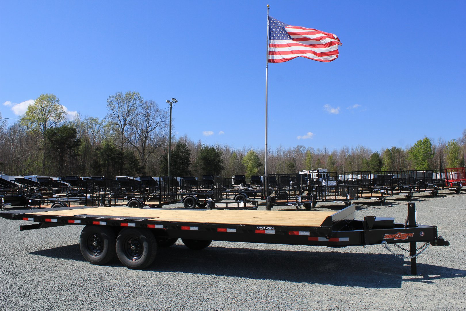 New 2026 Down 2 Earth Trailers 22ft 14K Deckover Tilt Deckover Trailer