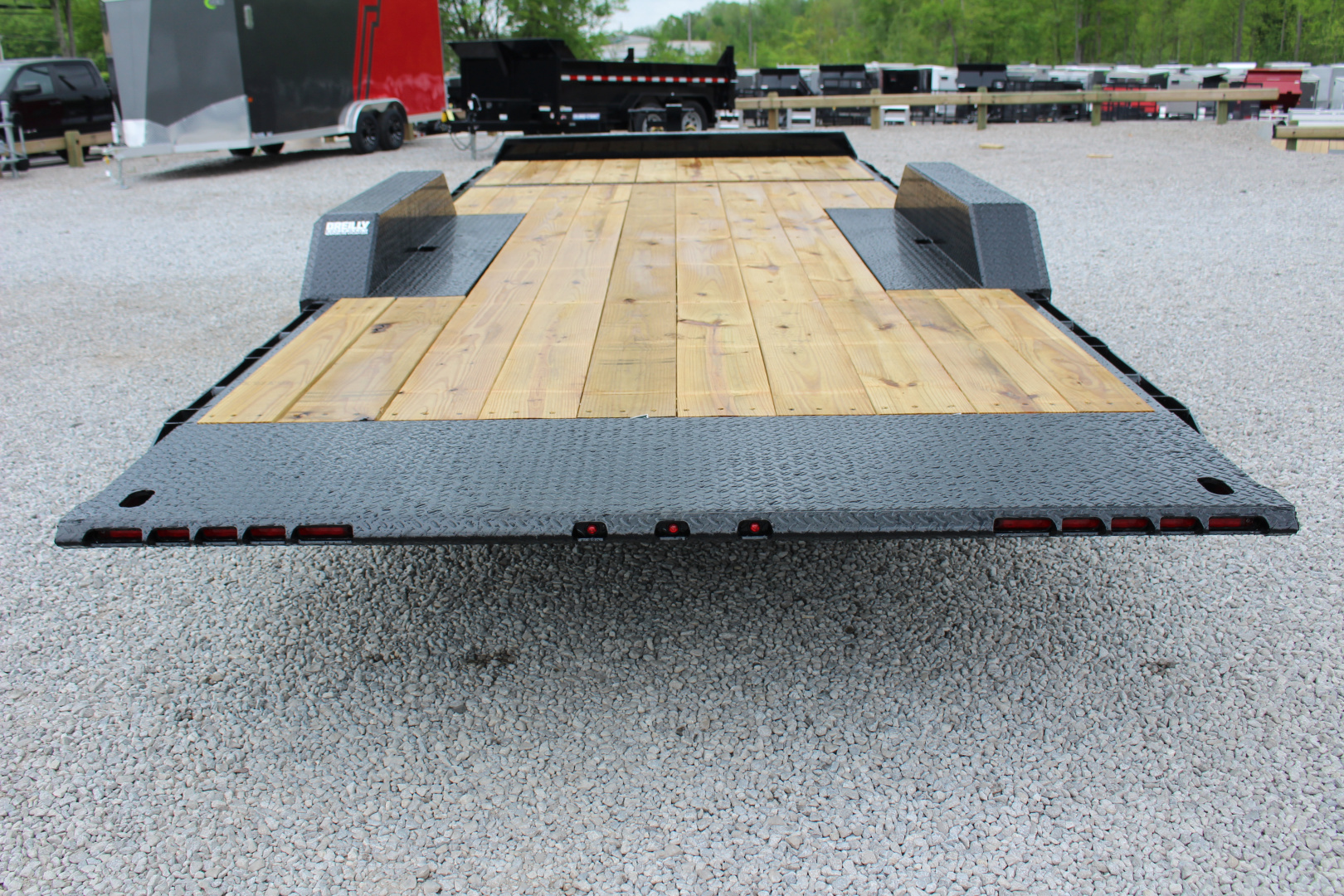 New 2025 Moritz 7' x 16' + 4' Low Pro - Gravity Tilt - Tilt Trailer - 25900# GVW