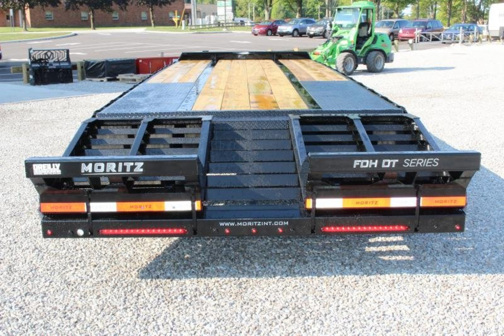 New 2025 Moritz FDPH DT 22' + 5' - Pintle Ring Deckover Equipment Trailer - 25900# GVW