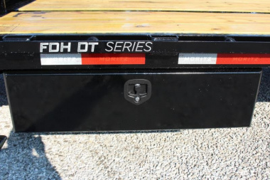 New 2025 Moritz FDPH DT 22' + 5' - Pintle Ring Deckover Equipment Trailer - 25900# GVW