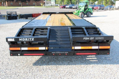 New 2025 Moritz FDPH DT 22' + 5' - Pintle Ring Deckover Equipment Trailer - 25900# GVW