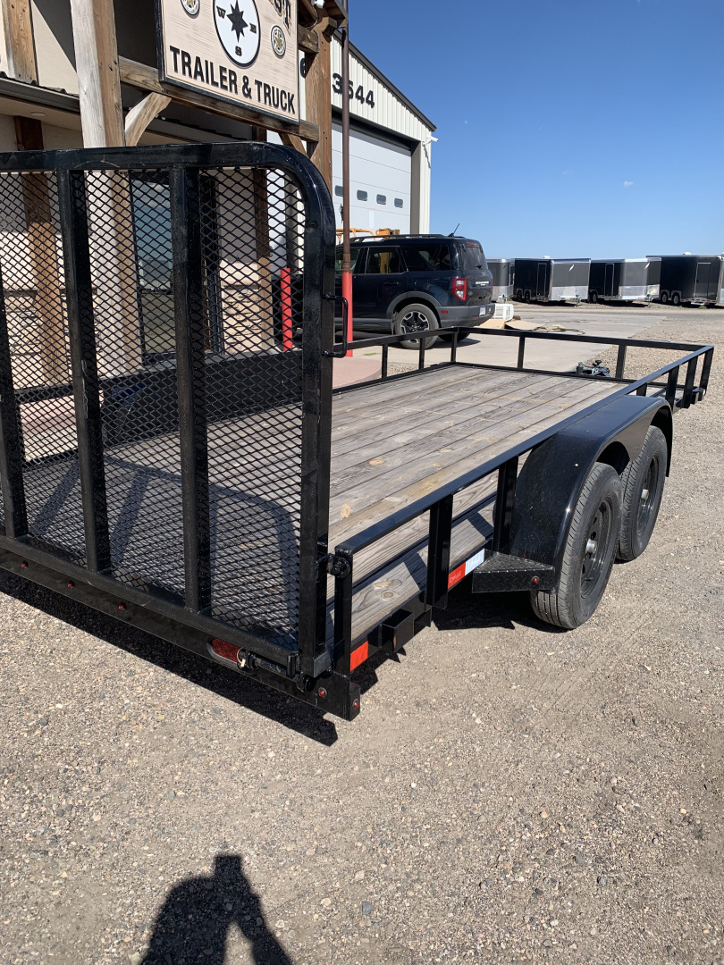 New 2025 Delco Trailers U616 6'W 16'L Utility Trailer