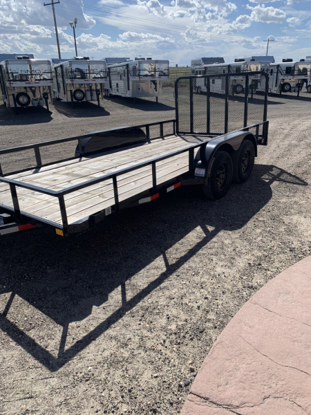 New 2025 Delco Trailers U616 6'W 16'L Utility Trailer