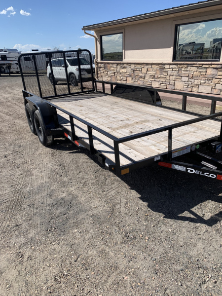 New 2025 Delco Trailers U616 6'W 16'L Utility Trailer