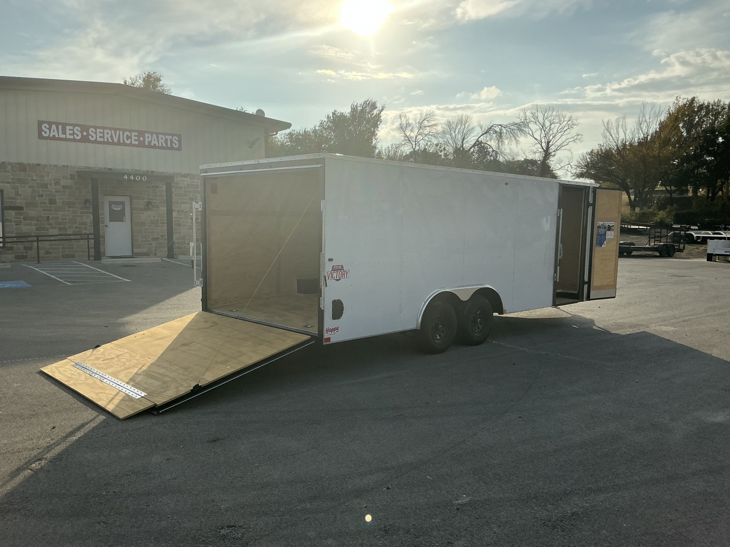 Used 2025 8.5 x 20' Interstate Victory Enclosed Trailer