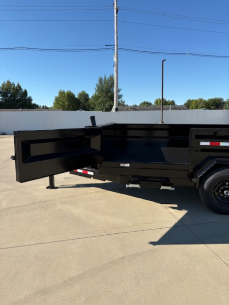 New 2026 Midsota 14ft Telescopic lift Bumper Pull Dump Trailer, 15,400 GVWR