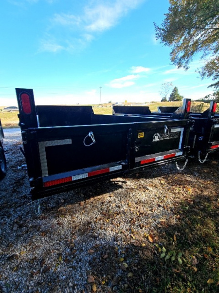 New 2025 Pratt Industries 83" x 14' 14K Dual Ram Dump Trailer