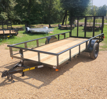 New 2025 Long Run Trailers 6'4 x14', Pipetop, 4' Gate Utility Trailer