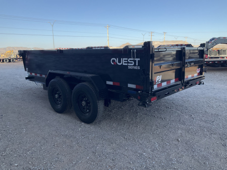 New 2026 PJ 83"x14' BP Tandem Axle Dump w/ 24" Sides – D7