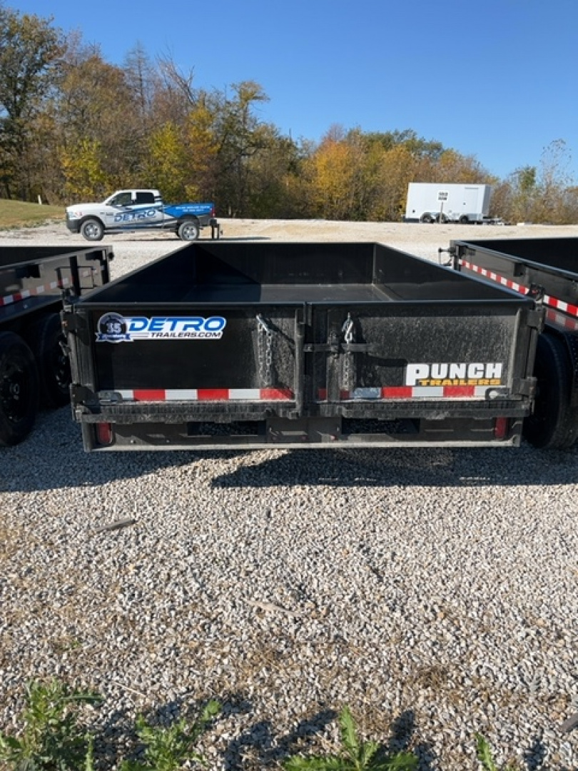 New 2026 Punch 83" x 14' 14K Scissor Dump Trailer