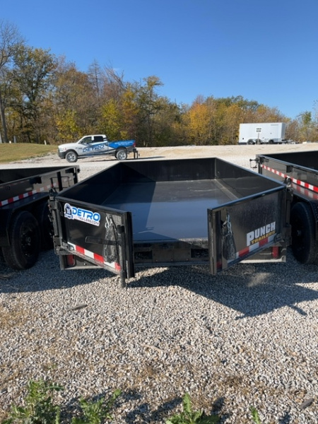 New 2026 Punch 83" x 14' 14K Scissor Dump Trailer