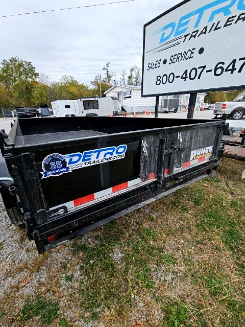 New 2026 Punch 83" x 14' 14K Scissor Dump Trailer