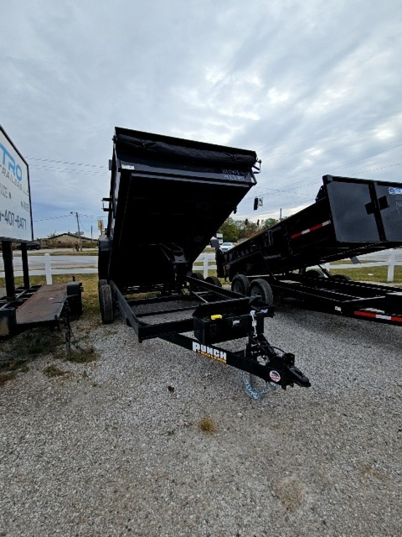 New 2026 Punch 83" x 14' 14K Scissor Dump Trailer