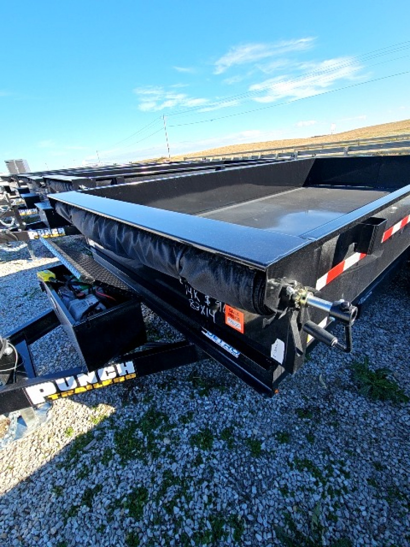 New 2026 Punch 83" x 14' 14K Scissor Dump Trailer