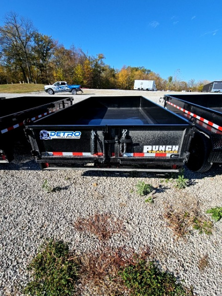 New 2026 Punch 83" x 14' 14K Scissor Dump Trailer