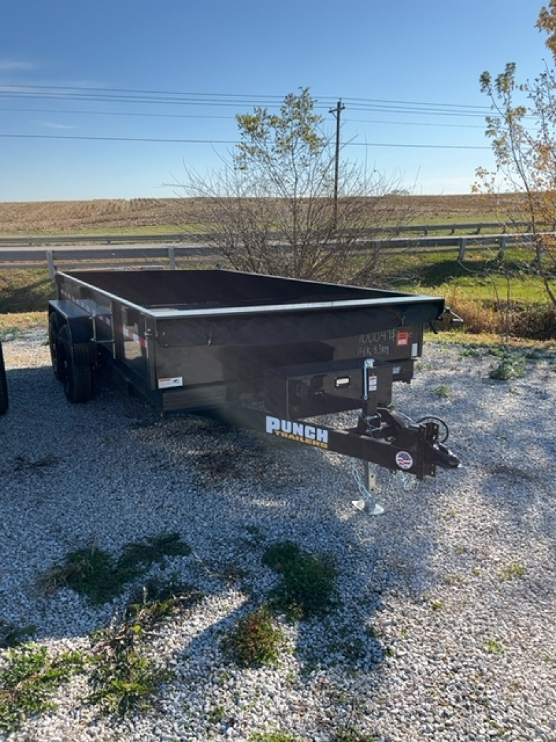 New 2026 Punch 83" x 14' 14K Scissor Dump Trailer