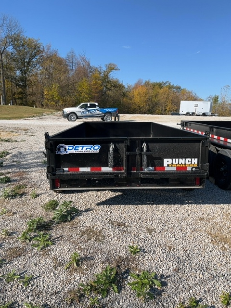New 2026 Punch 83" x 14' 14K Scissor Dump Trailer