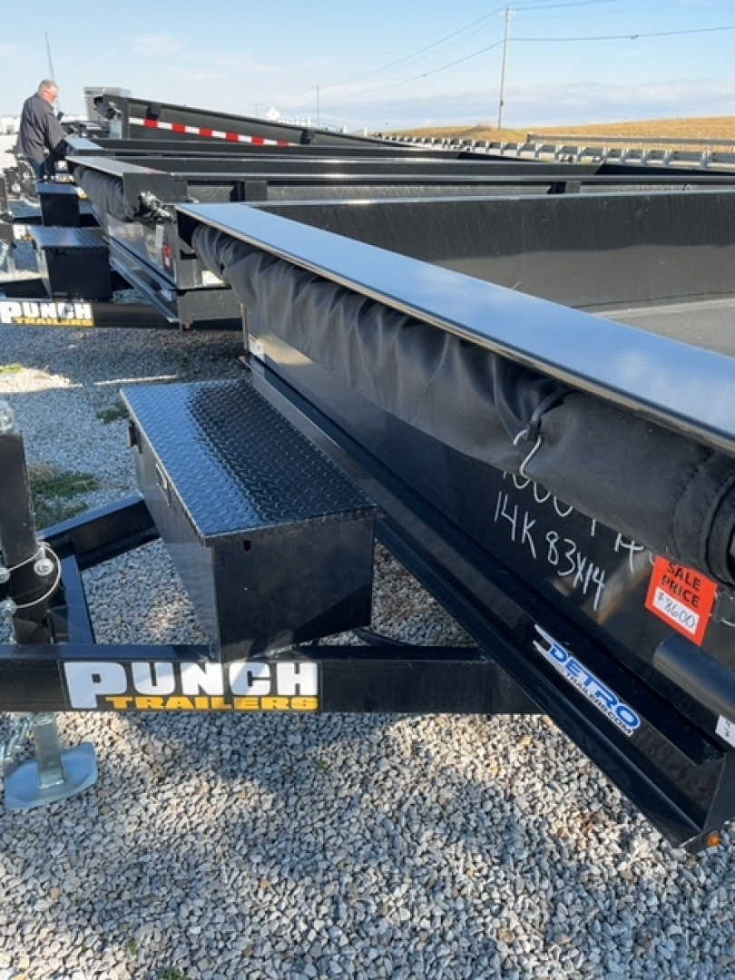 New 2026 Punch 83" x 14' 14K Scissor Dump Trailer