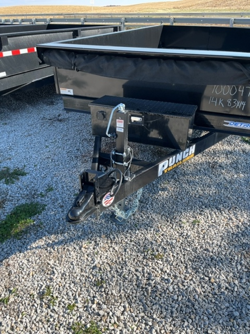 New 2026 Punch 83" x 14' 14K Scissor Dump Trailer