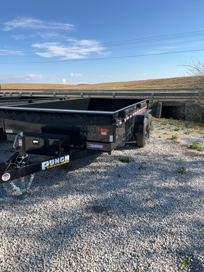 New 2026 Punch 83" x 14' 14K Scissor Dump Trailer