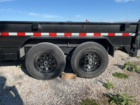 New 2026 Punch 83" x 14' 14K Scissor Dump Trailer