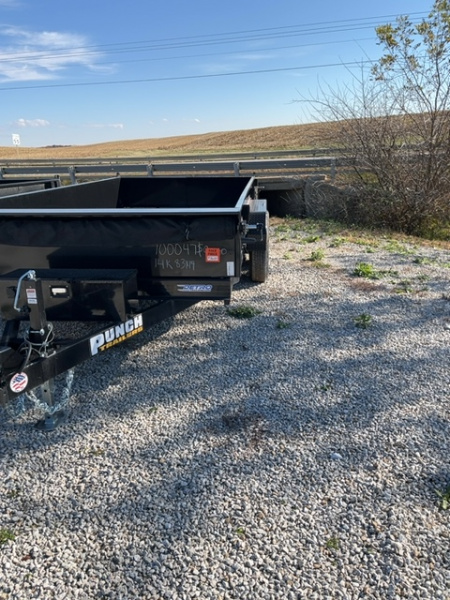 New 2026 Punch 83" x 14' 14K Scissor Dump Trailer