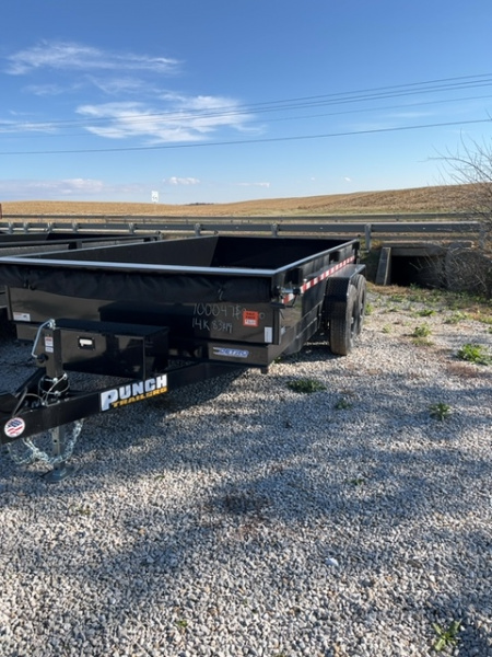 New 2026 Punch 83" x 14' 14K Scissor Dump Trailer