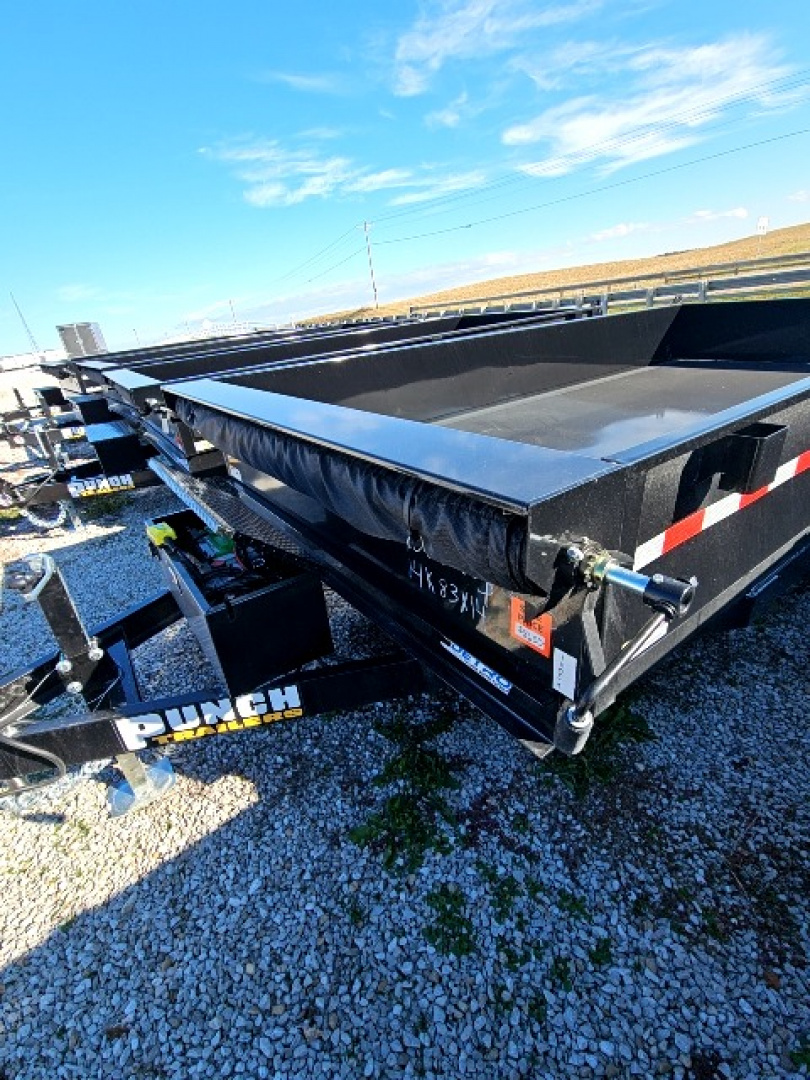New 2026 Punch 83" x 14' 14K Scissor Dump Trailer
