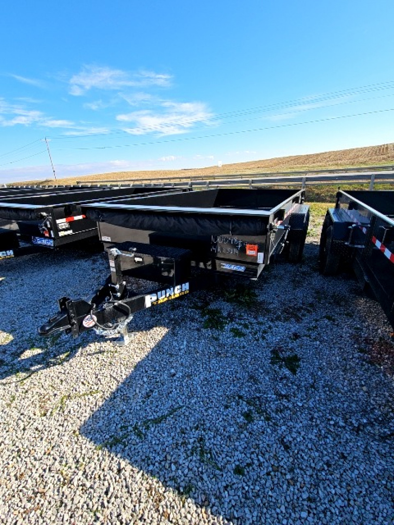 New 2026 Punch 83" x 14' 14K Scissor Dump Trailer