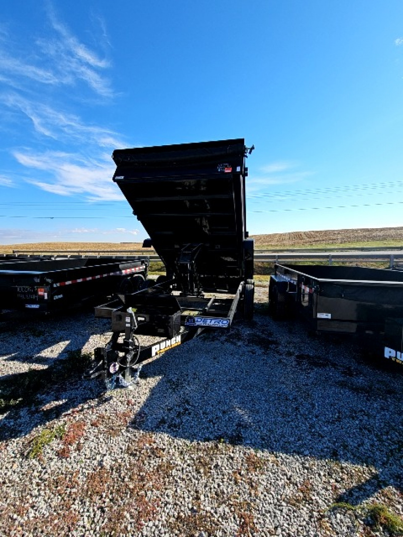 New 2026 Punch 83" x 14' 14K Scissor Dump Trailer