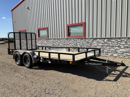 New 2026 PJ 83 x16' Tandem Axle Utility Trailer - UL