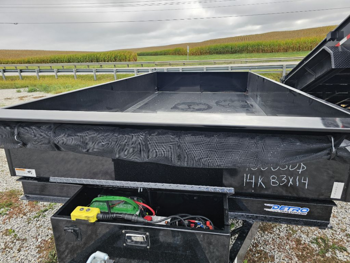 New 2026 Punch 83" x 14' 14K Scissor Dump Trailer