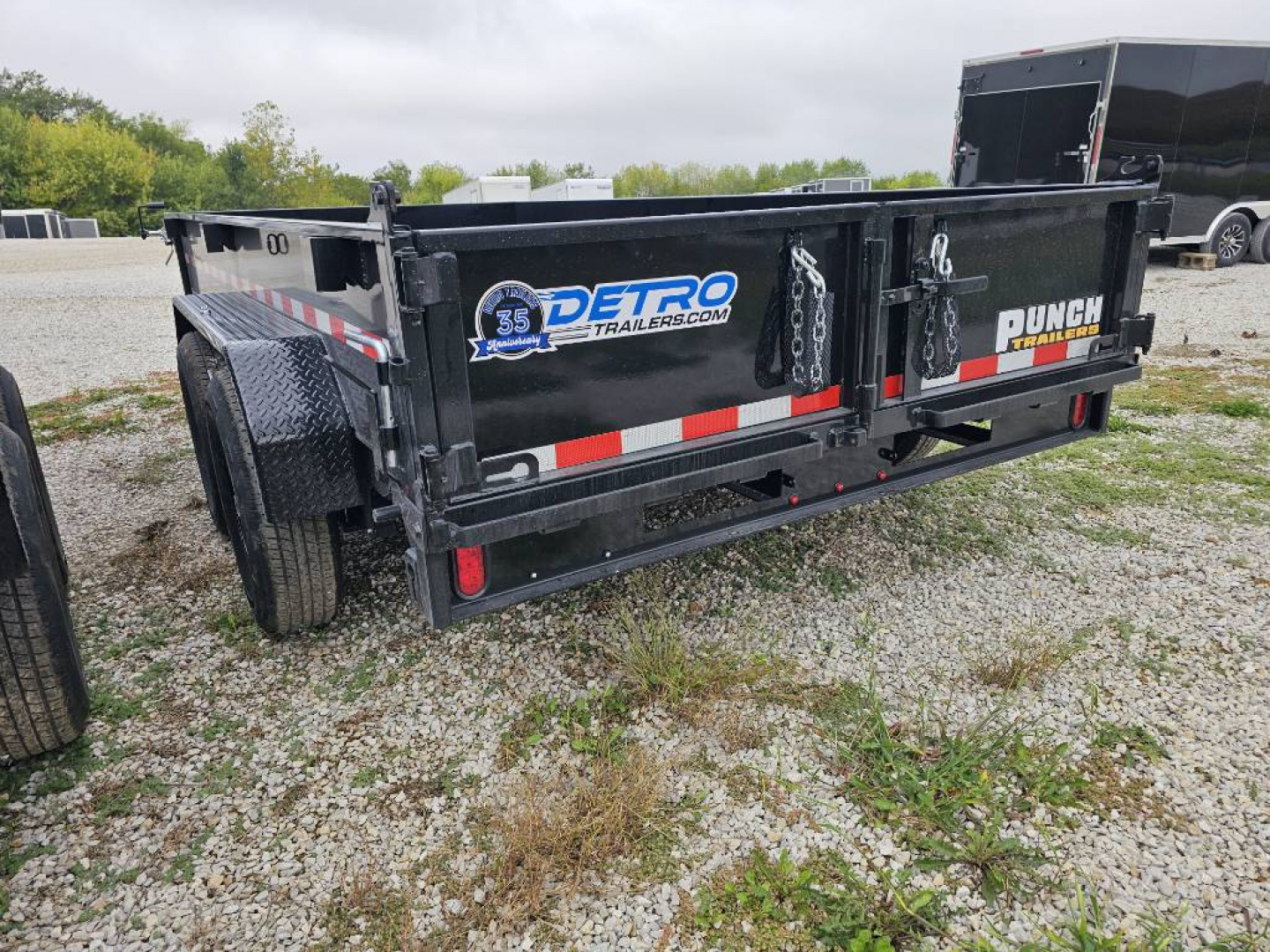 New 2026 Punch 83" x 14' 14K Scissor Dump Trailer