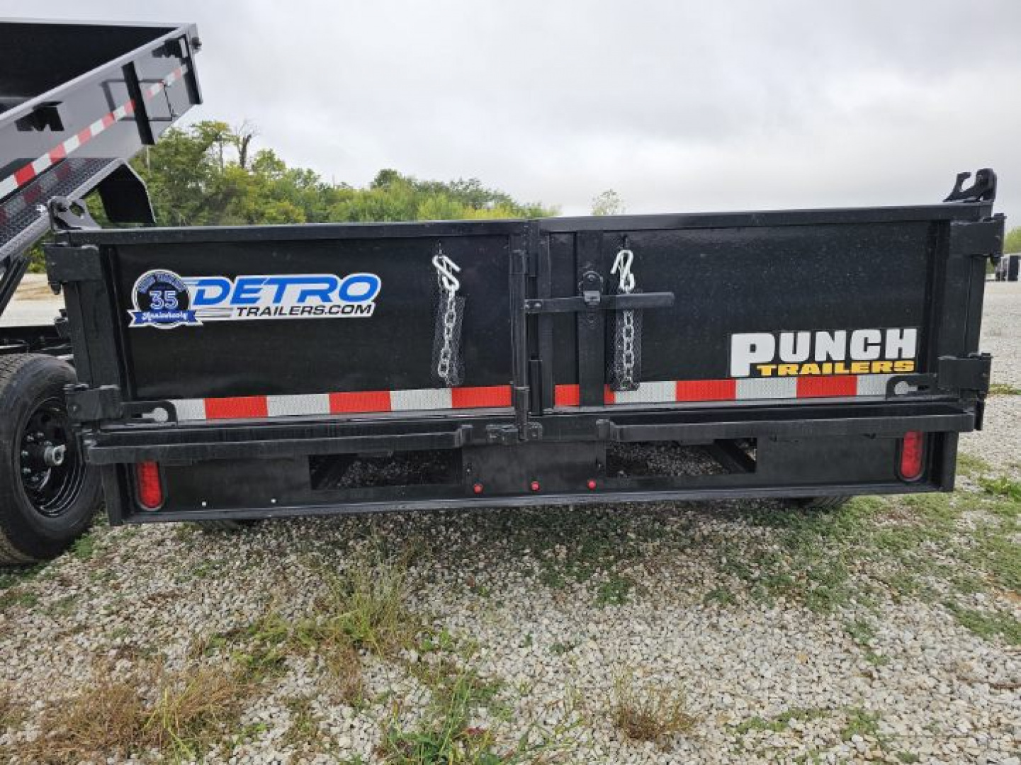 New 2026 Punch 83" x 14' 14K Scissor Dump Trailer