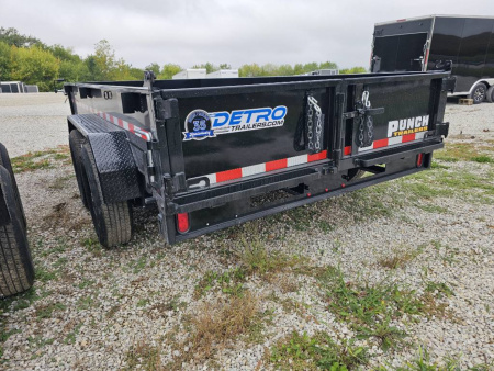 New 2026 Punch 83" x 14' 14K Scissor Dump Trailer
