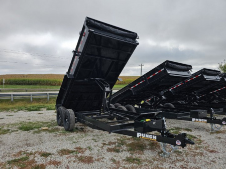 New 2026 Punch 83" x 14' 14K Scissor Dump Trailer