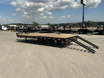 New 2026 PJ 102"x20' BP 8" I-Beam Deckover Trailer – F8