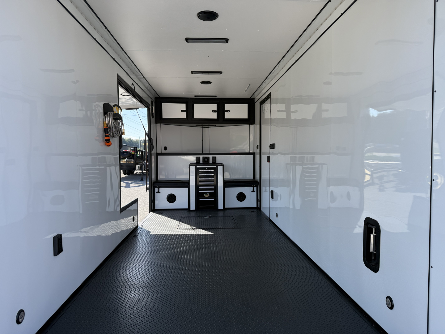 New 2025 Covered Wagon Trailers 7X18 TA2 7'6'' V-NOSE ESCAPE DOOR Cargo / Enclosed Trailer