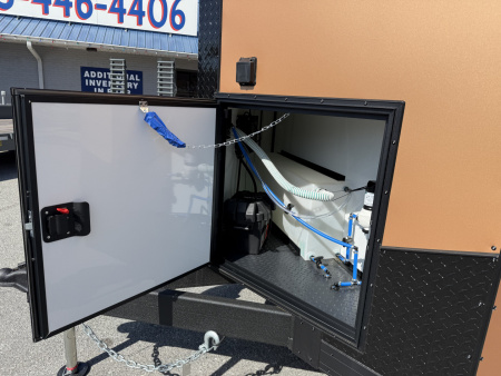 New 2025 Covered Wagon Trailers 7X18 TA2 7'6'' V-NOSE ESCAPE DOOR Cargo / Enclosed Trailer