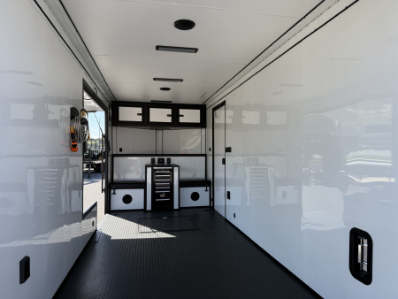 New 2025 Covered Wagon Trailers 7X18 TA2 7'6'' V-NOSE ESCAPE DOOR Cargo / Enclosed Trailer