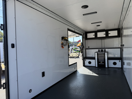 New 2025 Covered Wagon Trailers 7X18 TA2 7'6'' V-NOSE ESCAPE DOOR Cargo / Enclosed Trailer