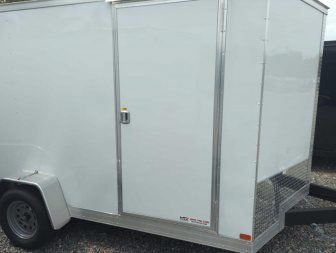 New 2026 Covered Wagon Trailers 7x12 7K Gold Series w/ Ramp Cargo / Enclosed Trailer