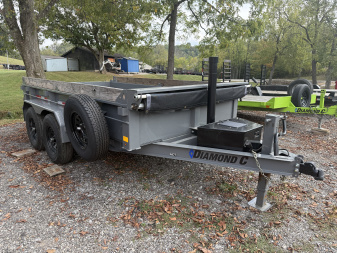 Used 2024 Diamond C Trailers *FOR RENT* MDT206 12X77 Dump Trailer