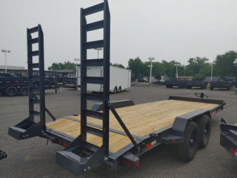 New 18 ' Iron Bull IRON BULL Equipment Trailer HEAVY DUTY EQUIPMENT TRAILERS