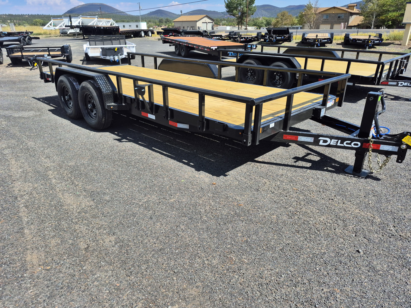 New 2026 Delco Tandem Axle Car Hauler/12,000 GVWR/83"X18'