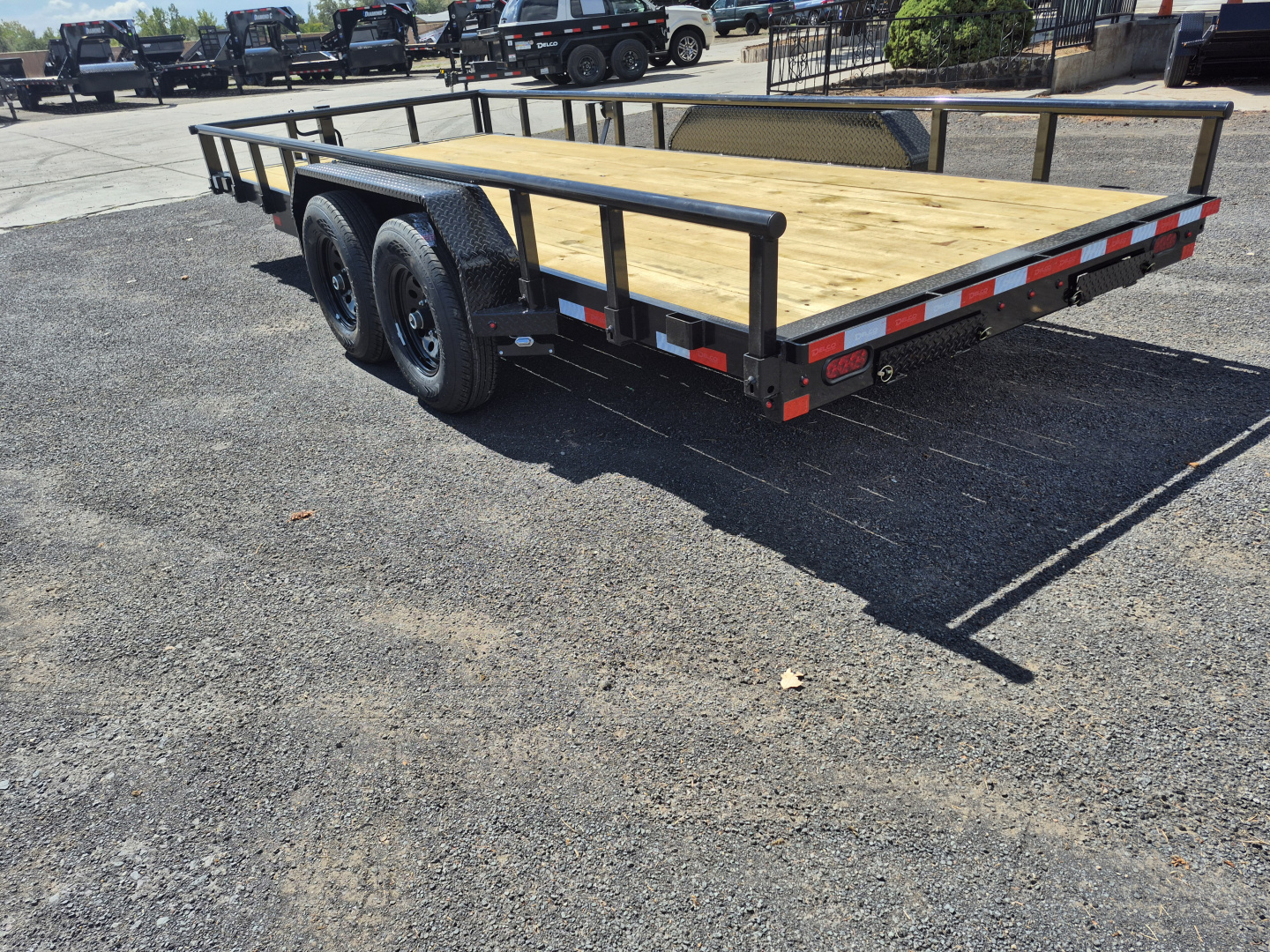 New 2026 Delco Tandem Axle Car Hauler/12,000 GVWR/83"X18'